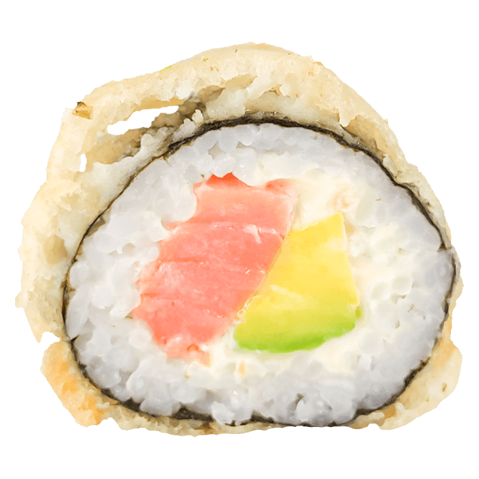 rollo de sushi philadelphia tempura