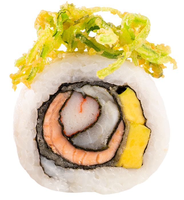 rollo de sushi soy kani