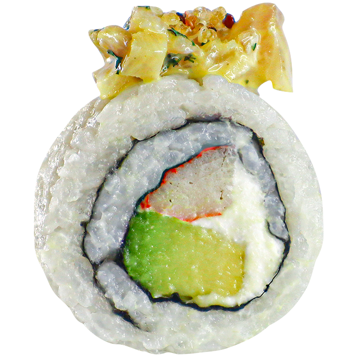 rollo de sushi aji amarillo