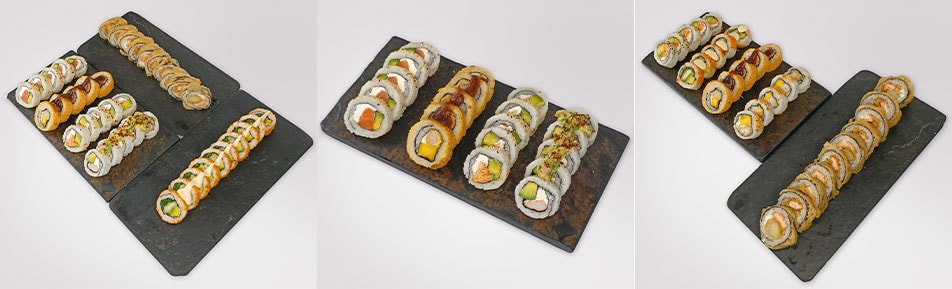 soy mix 20 30 y 40 bocados de sushi